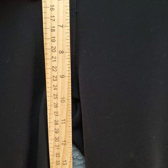 Betabrand Pants Womens XL Petite Black Wide-Leg Stretch Dress Pants Trousers - Picture 5 of 8